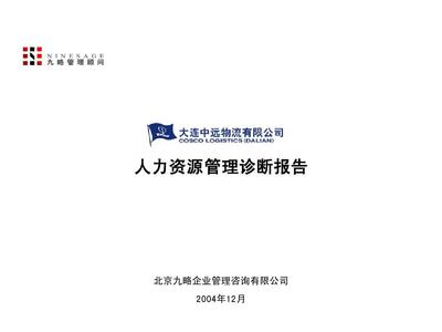 103公司人力资源管理诊断报告